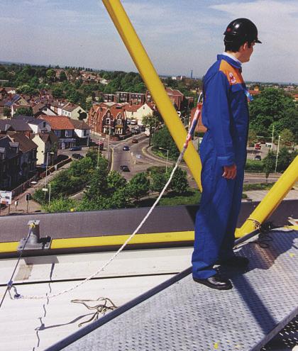 The system can be installed to any steel cladding panel, beam/column structure, solid parapet walls and flat roofs via a support post. APPLICATION Safesite's Horizontal Lifeline system incorporates P.