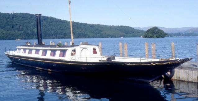 The Esperance was a similar looking steel yacht that was brought to Lake Windermere and used by a wealthy industrialist to commute from his home in Rio to the foot of the lake where his private train