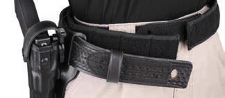 D U T Y B E LT S DUTY BELTS All belts available in Black unless otherwise specified, and buckles are offered in a choice of chrome or brass finish 031 D-RING BELT 1.