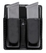 DUTY ACCESSORIES Duty Accessories 72 DOUBLE MAGAZINE AND CUFF POUCH Designed to fit two handgun magazines and one pair of handcuffs Adjustable tension device to help retain magazines in pouch 73 OPEN