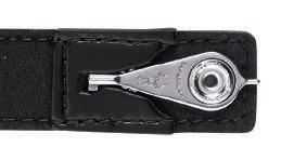 75" (45mm) belts Hidden snap Hidden handcuff key in inside of belt keeper 63