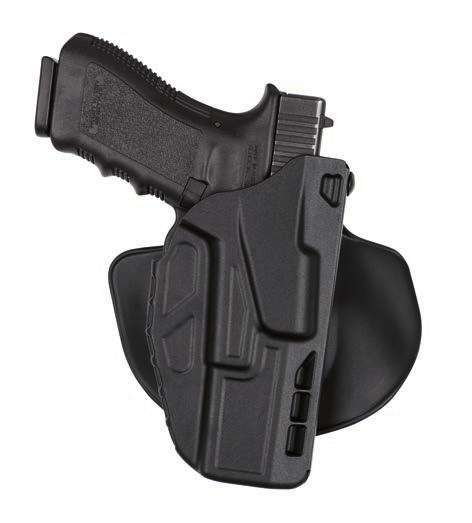 firearm s finish Raised stand-off surfaces in holster s interior creates air space around the weapon allowing dirt and moisture to quickly clear any contact with the firearm Very high heat and low