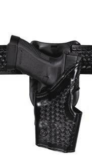 non-abrasive to a firearm s finish Raised stand-off surfaces in holster s interior creates air space around the weapon allowing dirt and moisture to