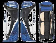 Goaltender Leg Pads Goal pads should always be fitted with goaltender skates on.