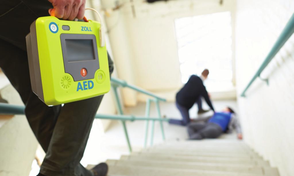 Even Better Support During a Rescue The AED 3 takes the best support for rescuers during a rescue to the next level with: Real CPR Help that can see your chest compressions during CPR to let you know