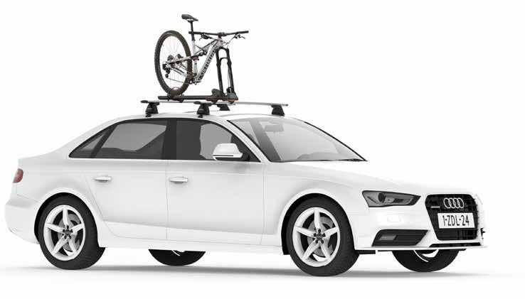 NEW REACH A HIGHSPEED WITH YOUR BIKE Fits all tyre sizes, skinny to fat Add an SKS Lock to secure the mount to the roof rack Add an SKS Lock to secure the bike to