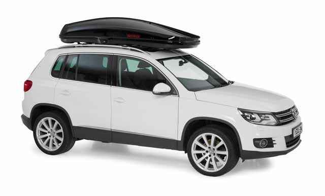 CARGO ROAD TRIP WITH THE NEW Rigid, lid stiffeners TOURCASE Dual-sided opening Increased hatch clearance Ski Holder for TourCase 8057002