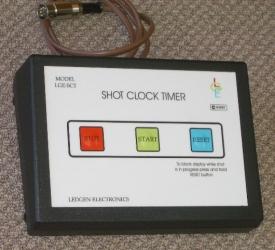 Basic Operation :- Shot Clock Operation #1 B. The shot clock displays will remain blank until the shot clock control console is plugged in and the reset button is pressed. START :- Press START button.