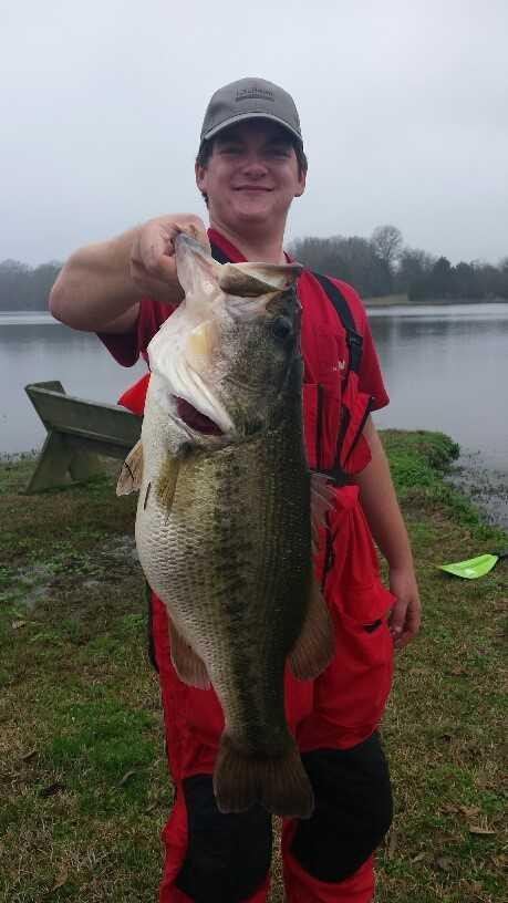 Another photo of Jay with his 10-pounder.