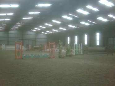 SUNNYBANK EQUESTRIAN CENTRE CAERPHILLY, SOUTH WALES. International sized indoor arena, covered warm up, large lorry park, cross country course and outdoor show facilities, refreshments available.