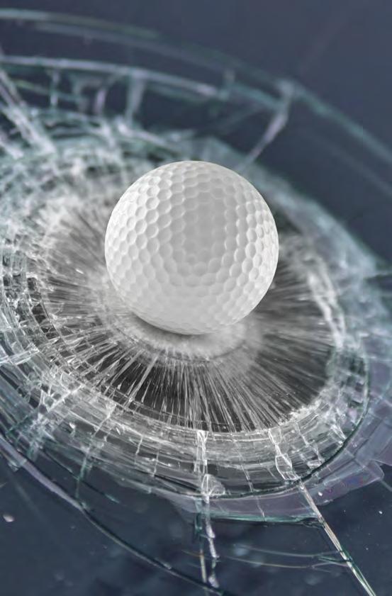 Golfer Benefits Broken Window Protection Bad shots are now pane free. The only thing worse than an errant shot is one followed by a loud crash.