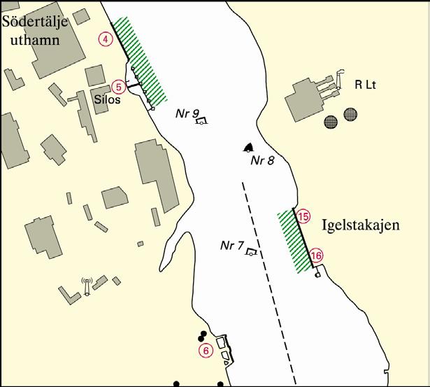 Pilot Södertälje Ports in Södertälje (Södertälje uthamn, Igelstakajen and Sydhamnen)