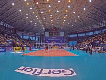 technical FIVB and Gerflor renew long-lasting partnership stays one step ahead of the competition.