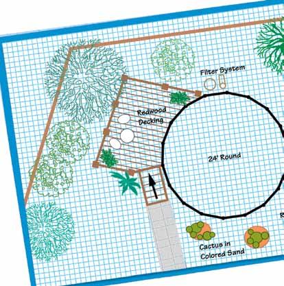 Step into Your new Backyard You re well on your way to creating the perfect backyard setting for you and your family! We suggest using the following grid pages to actually sketch out your plan.
