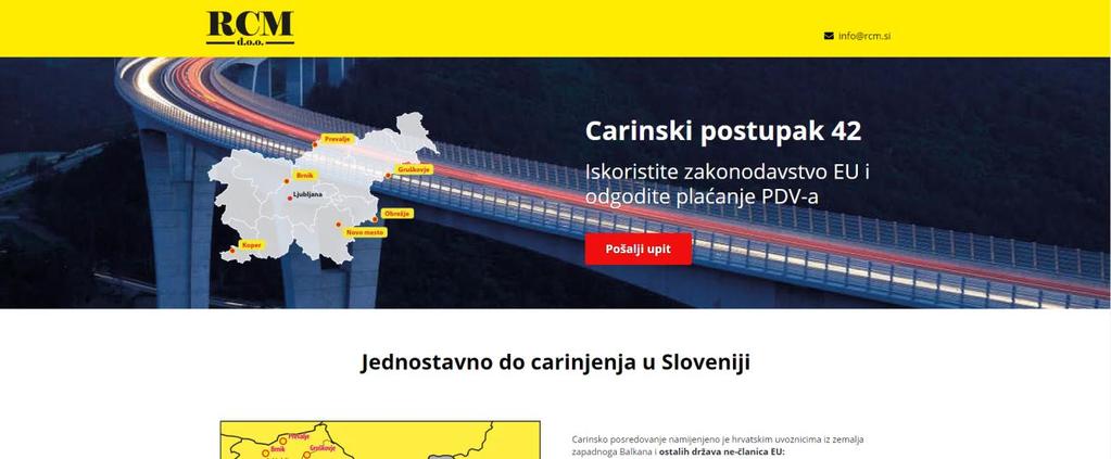 Da bi pridobili čim več strank iz Republike Hrvaške, je podjetje ustvarilo spletno stran v hrvaškem jeziku za lažje razumevanje vse o