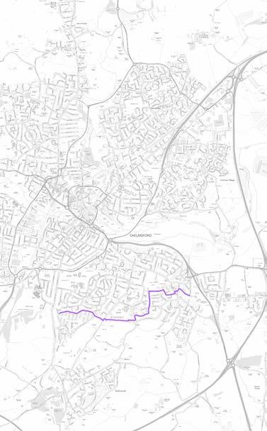 Great Baddow High School Cycling Route Where is the scheme? The proposed scheme runs from Linnet Drive providing an east-west link through to Beehive Lane and Sandon. What is being proposed?