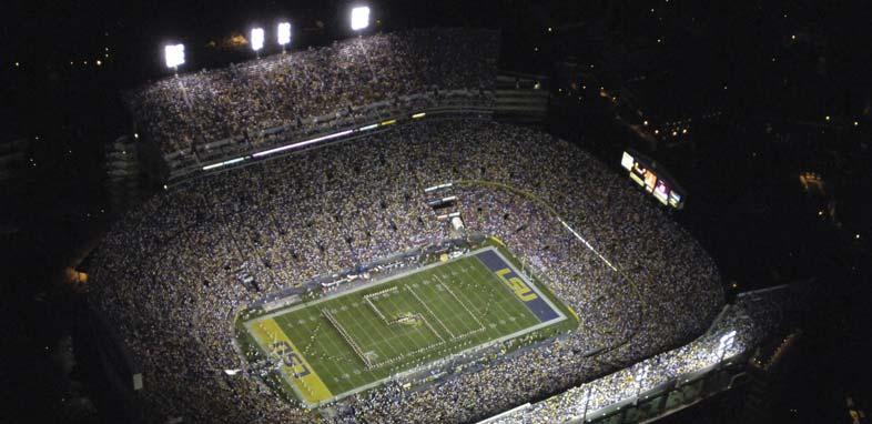 BY THE NUMBERS 93,374 largest crowd in Tiger Stadium history (lost to #1 Alabama, 21-17, on Nov.