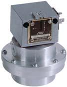 A double chamber system with stainless steel bellows or Perbunan diaphragm accurately detects the difference between the two applied pressures.