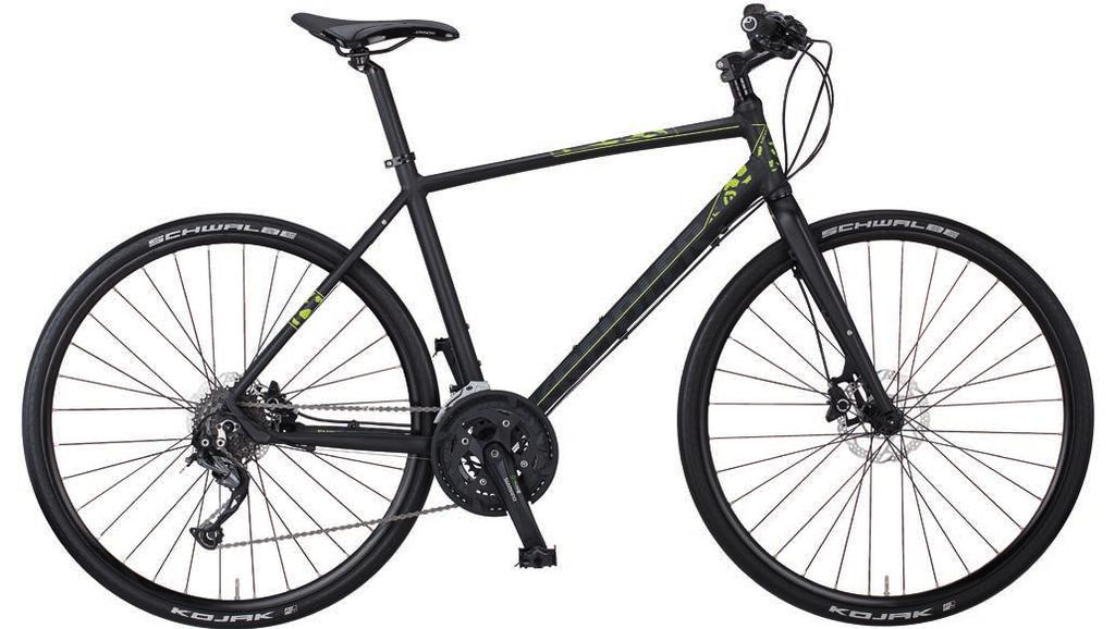 The especially torsion-resistant aluminium frame with the rigid frame and the reliable Shimano 27-gear transmission
