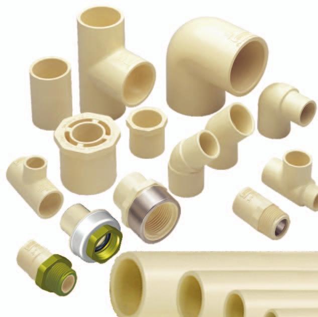 EverTUFF CTS CPVC HOT & COLD WATER DISTRIBUTION SYSTEM Certified Safe Alternative to Metal Plumbing Systems CTS-2-1014 Full Line of CTS CPVC Fittings, Pipe, Supply Stops & Ball Valves 1/2" Through 2"