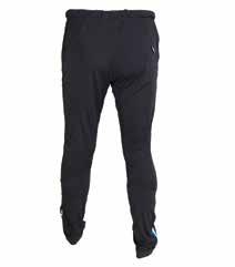 They have zippered pocket and articulated knees. The pants have a detachable part made of Schoeller air mesh, so that they can be customized for warmer or colder days.