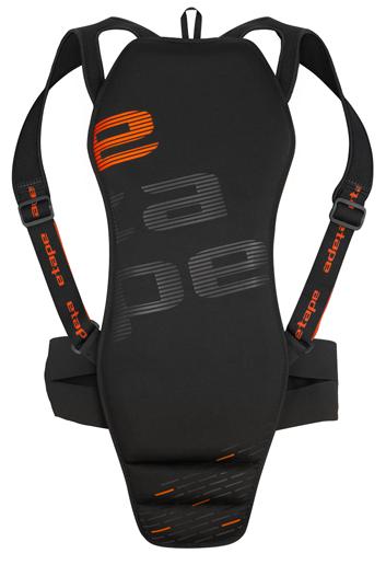 BACK PROTECTOR BACK PRO EN 1621-2, level 1 approval patented 4-layers shock absorbing EVA foam for 100% protection 3D ventilation material on