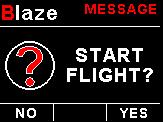 Blaze ASV-2 Operating Manual Page 4 3.1 Start / Stop flight display Press the F1/Up button during the normal display mode to manually start/stop a flight.
