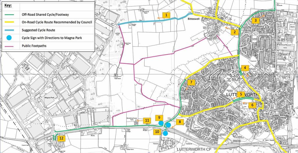 These new connections provide access to the wider network of existing Public Rights Of Way between the villages of Ullesthorpe and Willey