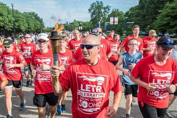 Torchbearer Partner $5,000 Utilization of Proud sponsor of the Law Enforcement Torch Run for Special Olympics Ohio in communication about the event from the sponsor Use of Special