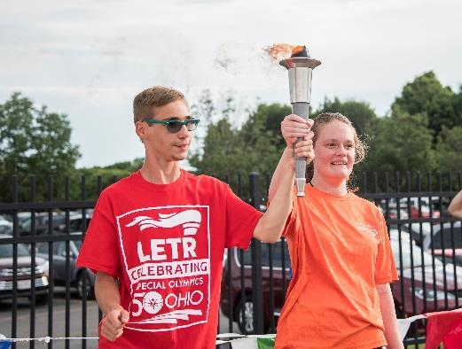 mentions/highlights via SOOH and Ohio Law Enforcement Torch Run social media platforms Visual recognition at 2019 State Summer Games Opening Ceremonies Opportunities to volunteer at