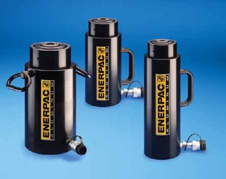 RCL-, luminum Lock Nut s Shown from left to right: RCL-1006, RCL-504 and RCL-506 To Secure Loads Mechanically s ll RCL cylinders are equipped with bolt-on removable saddles of hardened steel.
