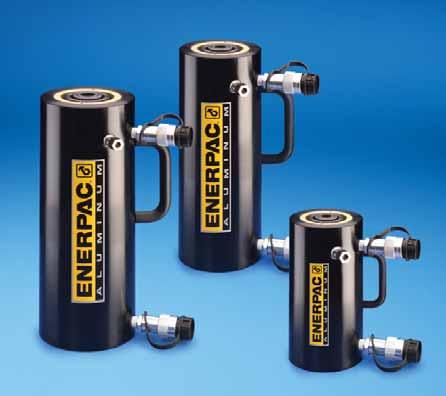 RR-, luminum s Shown from left to right: RR-1008, RR-506, RR-502 The Lightweight Solution for ouble-cting pplications s ll RR-cylinders are equipped with bolt-on removable hardened steel saddles.