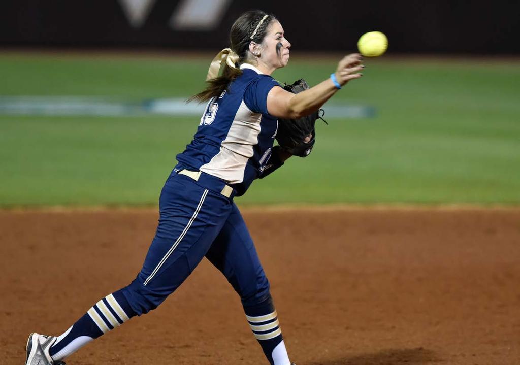 Virginia [2/28/2015] AS A FRESHMAN (2015) Was a part of the first-ever Pitt softball team to reach the ACC Championship Game and NCAA Regional Final Tabbed Second Team All-ACC Went 1-for-2 with an