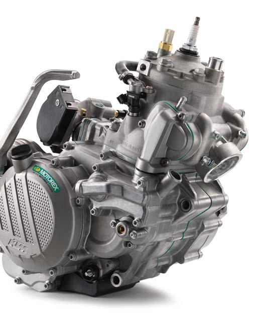 2-STROKE TPI ENGINE EURO 4 The 2-stroke engines from KTM with displacements of 250cc and 300cc are very much in demand by Enduro riders because ultimately they deliver the best possible performance
