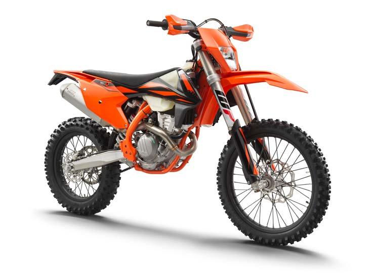 4-STROKE ENGINE KTM 350 EXC-F Whenever the ultimate in terms of rideability and Enduro performance is required, the KTM 350 EXC-F shows off its strengths to the full.