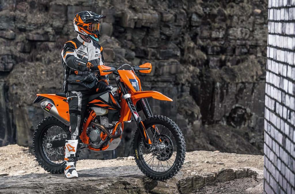 KTM POWERWEAR WORN WITH INTENT For Enduro owners who want to ride hard and be ready for anything, KTM PowerWear can provide the ultimate solution.