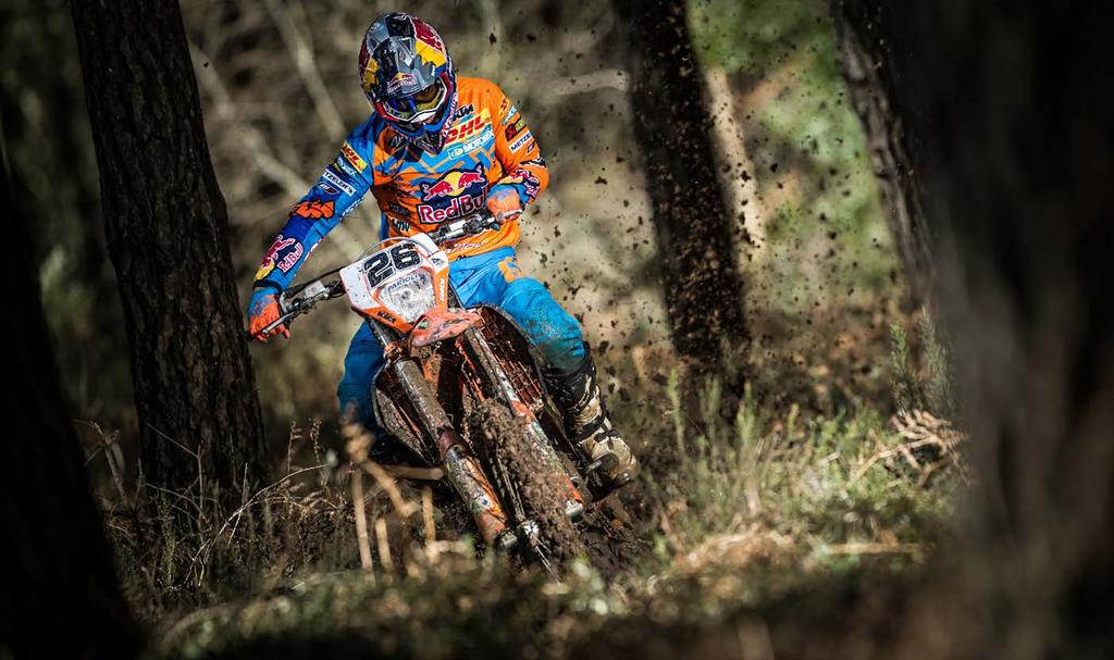 INTRODUCTION THE NEW ERA OF ENDURO Enduro competition is a sizeable part of KTM s rich sporting heritage and is a major player in the more than 280 world championships won by orange bikes.