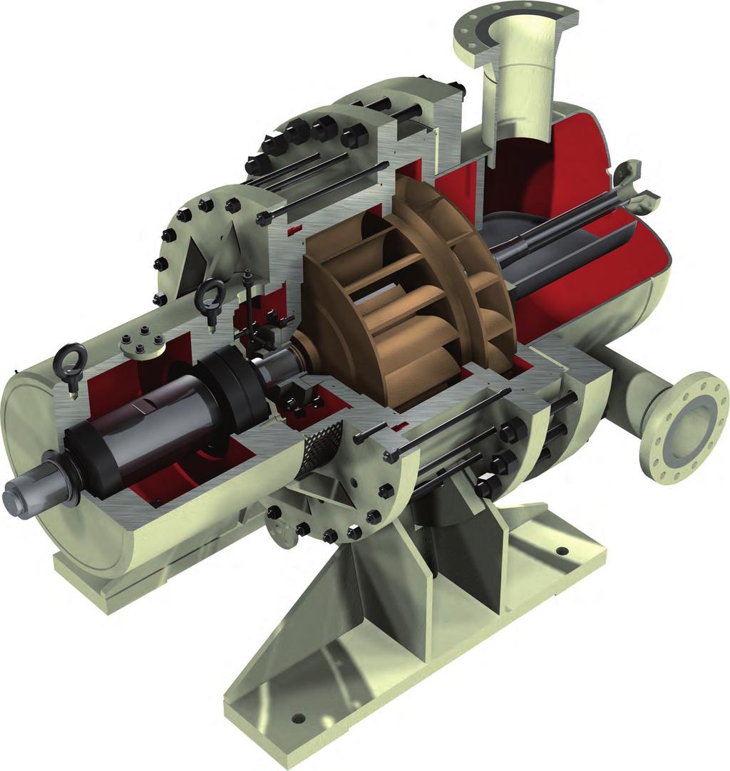 The impeller is dynamically balanced for smooth operation. This ensures a lower running cost.