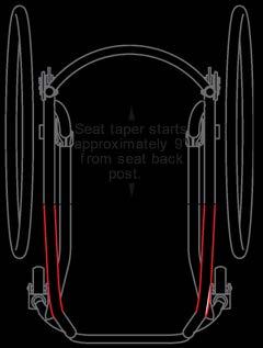 Effective October 15th, 2018 (New Items in Red) DUAL-TUBE RIGID FRAME Page 3 of 8 TiFit: TAILORED INDIVIDUALIZED FRAME FRONT SEAT HEIGHT C Measure from floor to top of seat tube at front edge of seat