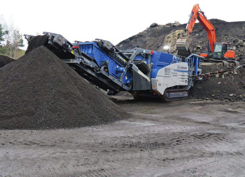36 // TOP FEATURE RECYCLING JOB IN DENMARK // 37 KLEEMANN plants are very flexible and easy to transport, so they can be up and running quickly on frequently changing operation sites.