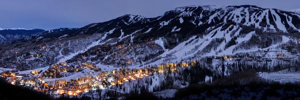 Snowmass under the full moon Our Ski Week is coming together nicely and 39 people have already made reservations.