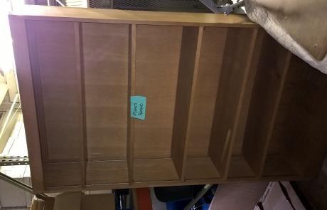 00 #51 Wood Shelving unit 7 tall by