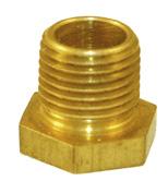 CCESSORIES Vent Tube Connector Threaded sleeve - two piece assembly where the nut is tightened inside male connector. 1103: connects 1/8 female pipe thread to 1/8 O.D. tubing.