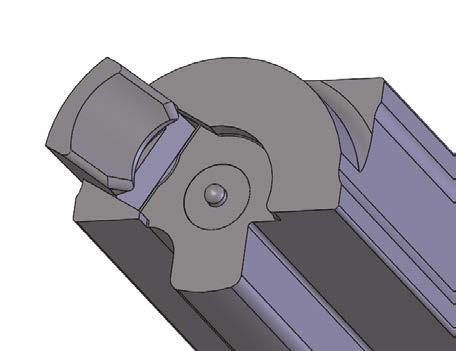 Push the firing pin forward so that the tip protrudes through the bolt face.