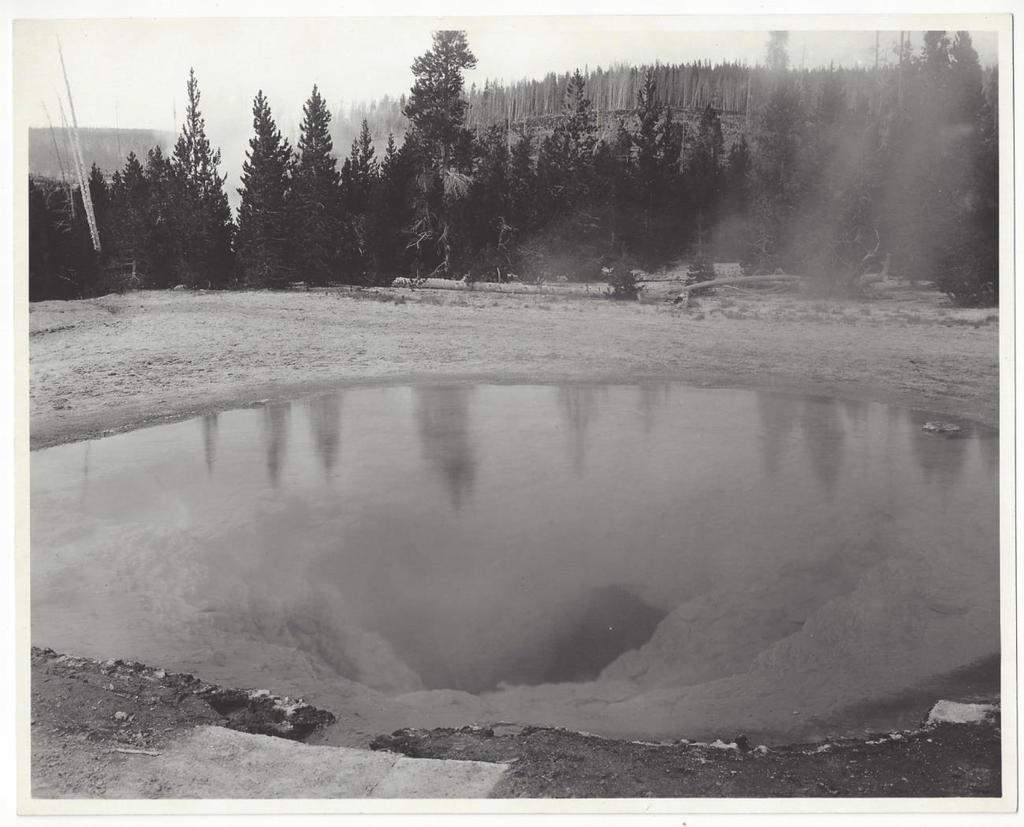 Morning Glory Pool 4- Shipler, Harry. Morning Glory Pool. Yellowstone Park. Salt Lake City: Shiplers Commercial Photographers, [1909].