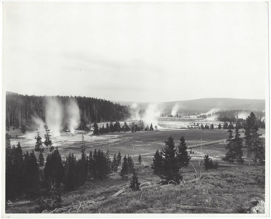 Upper Geyser Basin 7- Shipler, Harry. Yellowstone Park [Upper Geyser Basin]. Salt Lake City: Shiplers Commercial Photographers, (c.1912).