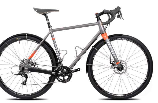 RLT 9 STEEL Not to Race, Just to Ride GRAVEL RLT 9 Touring Version Forge Grey / Safety Orange Dirty White / Red Ringers Travel and enjoy the bike.