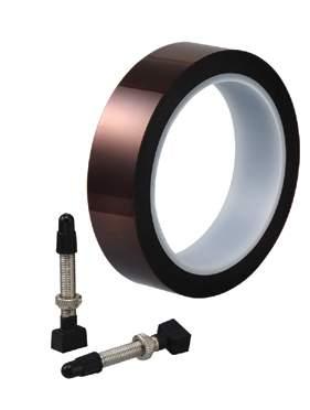tape included suitable for two rims up to 28mm wide Tubeless valves and valve core remover included For