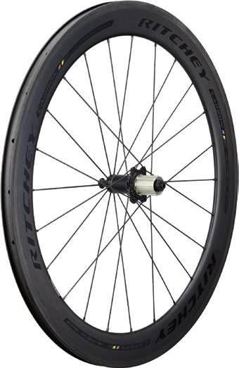 tire profile for a smoother ride, better handling and lower rolling resistance Handbuilt with ride-smoothing 20 hole radial front and 24 hole radial/2x rear Phantom Flange Hubs: Superlight Ritchey