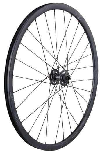 improves spoke bracing angle and reduces wheel dish for a stronger, stiffer build Tubeless design Beefy hub shells with oversized bearings front and rear Rear hub convertible between Standard QR and